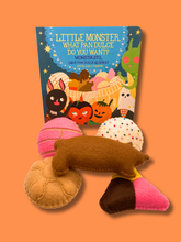 Load image into Gallery viewer, Pan Dulce Gift Set + Bilingual Book (Little Monster, What Pan Dulce Do You Want? / Monstruito, ¿qué pan dulce quieres?)