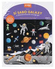 Load image into Gallery viewer, Sí Sabo Galaxy: A Bilingual Reusable Sticker Play Set