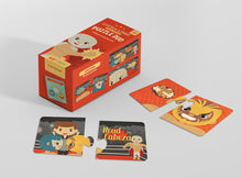 Load image into Gallery viewer, Lucha Libre: Anatomy / Anatomía Lil' Puzzle Duo 20 Piece: A Bilingual Anatomy Puzzle Duo