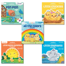 Load image into Gallery viewer, Bulto de 5 Libros de Canciones de Cuna Bilingües de Canticos / Canticos Bilingual Nursery Rhyme 5-Pack
