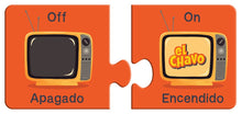 Load image into Gallery viewer, El Chavo: Opposites / Opuestos Puzzle Duo 20 Piece: A Bilingual Opposites Puzzle Duo
