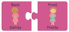 Load image into Gallery viewer, El Chavo: Opposites / Opuestos Puzzle Duo 20 Piece: A Bilingual Opposites Puzzle Duo