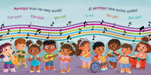 Load image into Gallery viewer, ¡1, 2, 3 Merengue!: English-Spanish Instruments & Sounds Book