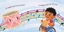Load image into Gallery viewer, ¡1, 2, 3 Merengue!: English-Spanish Instruments & Sounds Book