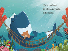 Load image into Gallery viewer, Tiburón grande, tiburón pequeño van a la escuela