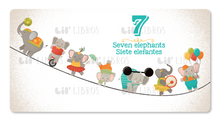 Load image into Gallery viewer, Un elefante: Numbers / Números