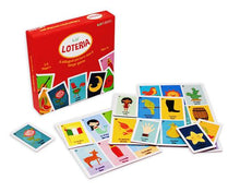 Load image into Gallery viewer, Lil’ Loteria: A Bilingual Picture Word Bingo Game