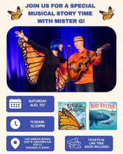 Load image into Gallery viewer, (08/01/26 @ 11:30AM) Musical Story Time with MISTER G

