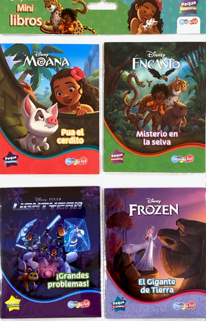 Disney Pixar: Mini libros: Peque aventuras (Paquete de 4 / 4-Pack)