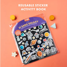 Load image into Gallery viewer, Sí Sabo Galaxy: A Bilingual Reusable Sticker Play Set
