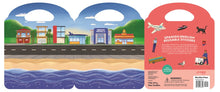 Load image into Gallery viewer, Sí Sabo Town: A Bilingual Reusable Sticker Play Set
