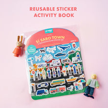 Load image into Gallery viewer, Sí Sabo Town: A Bilingual Reusable Sticker Play Set
