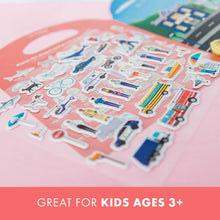 Load image into Gallery viewer, Sí Sabo Town: A Bilingual Reusable Sticker Play Set
