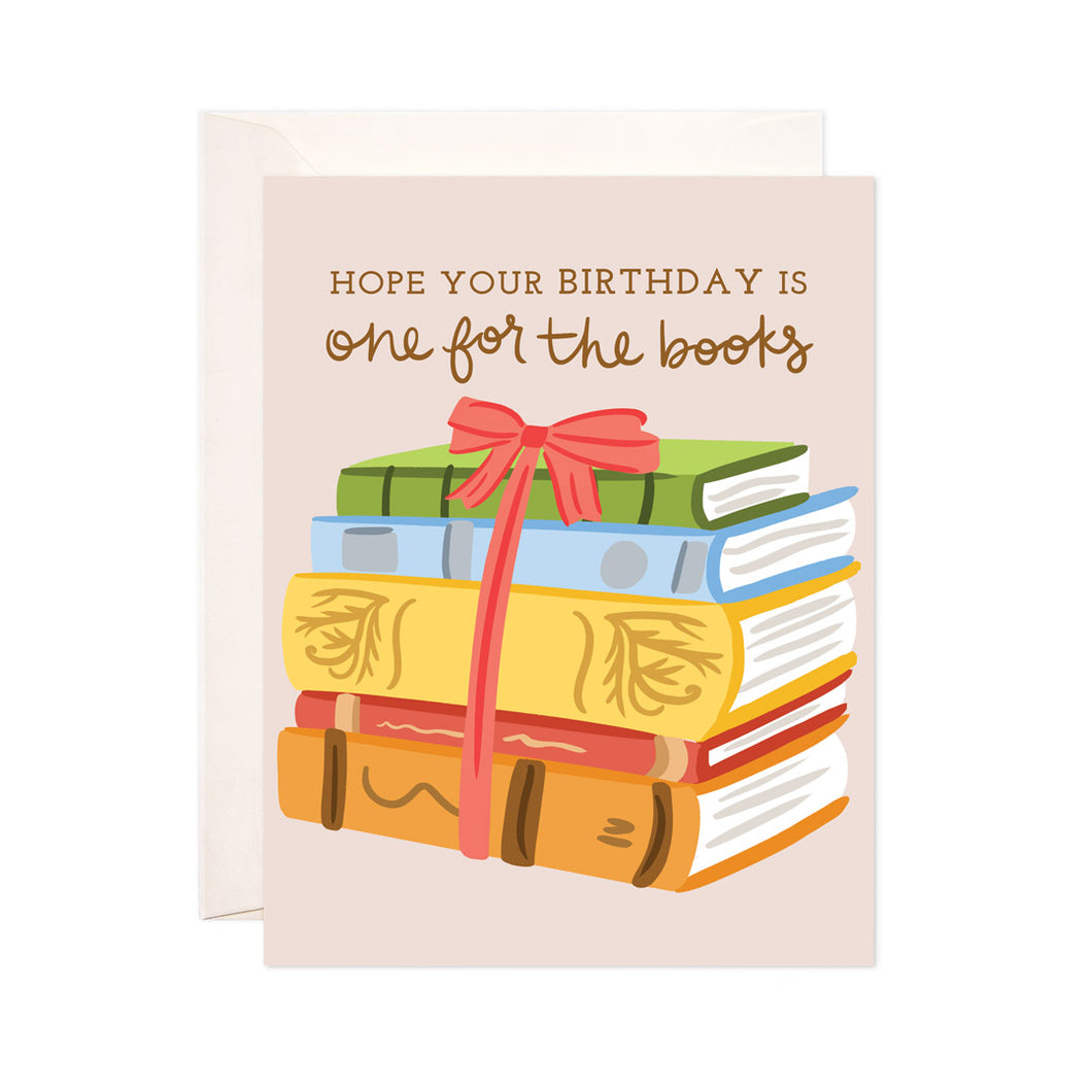 Tarjeta / Greeting Card: One for the Books Birthday