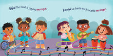 Load image into Gallery viewer, ¡1, 2, 3 Merengue!: English-Spanish Instruments &amp; Sounds Book
