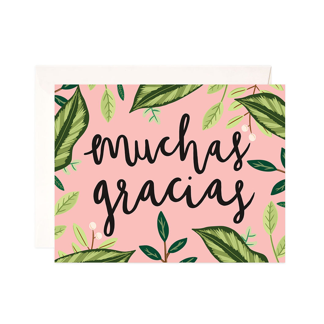 Tarjeta / Greeting Card: Muchas Gracias