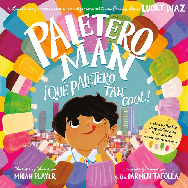 Paletero Man / ¡Qué paletero tan cool! (Bilingual- Hardcover / Bilingüe-Tapa Dura)